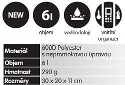 Dětský batoh HUSKY Sweety 6 l - hlavní přednosti