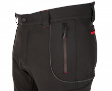 Pracovní softshellové kalhoty PROMACHER Solon - černá