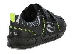 Dětská obuv MOLEDA Prestige Zebra M56020 - černá neon