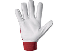 Pracovní rukavice CXS Technik - červená/bílá