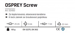 Karabina OCÚN Osprey Screw