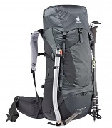 Turistický expediční batoh DEUTER Aircontact Lite 50 + 10l graphite/black