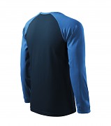 Pánské triko MALFINI Street LS 130 - námořní modrá