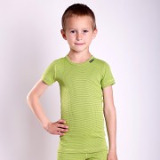 Dětské funkční triko PROGRESS MS NKRD - sv. zelená