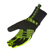 Zimní rukavice PROGRESS Snowsport Gloves - černá/reflexní žlutá