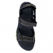 Pánské sandále ELBRUS LIDDEN - black/dark grey/lime