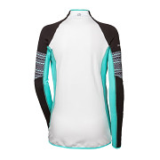 Dámská mikina PROGRESS Nora - černá/bílá/mint