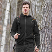 Pánská mikina PROGRESS Torez Merino Hoody - černá