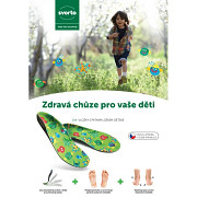 Vkládací stélky SVORTO Vložky s patním lůžkem dětské