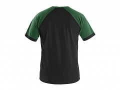 Pánské triko CXS Oliver - černá/zelená