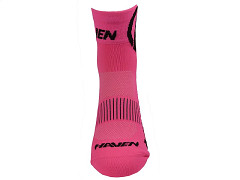 Cyklo ponožky HAVEN Lite Neo - pink (balení 2 párů)