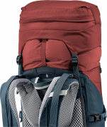 Turistický expediční batoh DEUTER Aircontact Lite 40 + 10l redwood/arctic