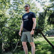 Pánské kraťasy BENNON Kratos Shorts - green/black