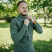 Pánský fleecový rolák BENNON Polaros Sweatshirt Green