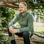 Pánský fleecový rolák BENNON Polaros Sweatshirt Green