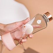 Skleněná láhev EQUA Metallic Rose Gold 550 ml