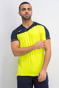 Pánské funkční triko MIZUNO Premium Myou Tee - yellow flue/navy