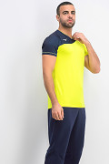 Pánské funkční triko MIZUNO Premium Myou Tee - yellow flue/navy