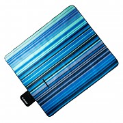 Pikniková deka HI-TEC Nico -  navy/blue stripes - 150 x 180 cm