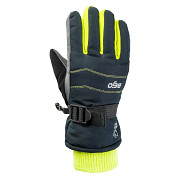 Dětské rukavice BEJO Osian JRB - black/lime