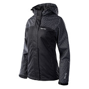 Dámská outdoorová bunda HI-TEC Lady Monsa II - black/white print