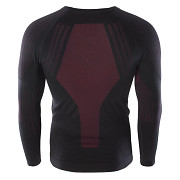 Pánské funkční triko HI-TEC Higlo Top - black/dark red