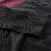 Pánské funkční triko HI-TEC Higlo Top - black/dark red