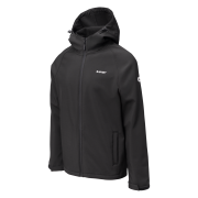 Pánská softshellová bunda HI-TEC Neti II - black/black