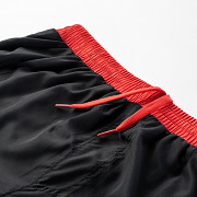 Pánské koupací šortky AQUAWAVE Kaden - black/poppy red