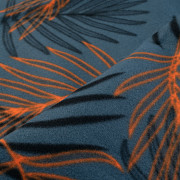 Pikniková deka AQUAWAVE Salva Blanket - orange palms print - 200 x 200 cm