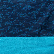 Tubus - dětský multifunkční šátek BEJO Lare KDB - dino print/blue danube