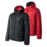 Pánská zimní bunda HI-TEC Halden - black/salsa
