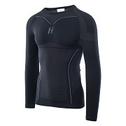 Pánské funkční triko HUARI Term Blouse Senior - black bean