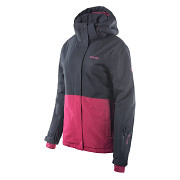 Dámská lyžařská bunda HI-TEC Lady Nampa - anthracite/beet red