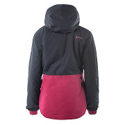 Dámská lyžařská bunda HI-TEC Lady Nampa - anthracite/beet red
