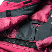 Dámská lyžařská bunda HI-TEC Lady Nampa - anthracite/beet red