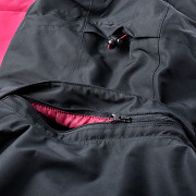 Dámská lyžařská bunda HI-TEC Lady Nampa - anthracite/beet red