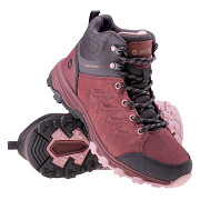 Dámská obuv HI-TEC Helone Mid WP Wo's - dark rose/dark grey