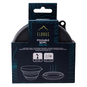 Skládací miska ELBRUS Foldbowl 500 ml - dark grey