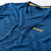 Pánské funkční triko HI-TEC Hicti - classic blue melange/sky captain