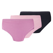 Dámské kalhotky MARTES Shelly 3Pack - black/pink/fuchsia (set 3 ks)