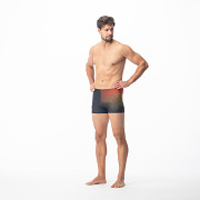 Pánské plavky AQUAWAVE Adis - black/galaxy print