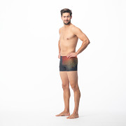 Pánské plavky AQUAWAVE Adis - black/galaxy print