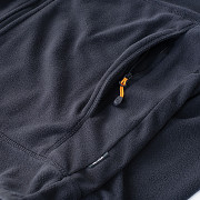 Pánská fleecová mikina HI-TEC Sauli - sky captain/flame orange