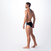 Pánské plavky AQUAWAVE Danilo - black/sea print