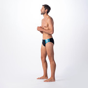 Pánské plavky AQUAWAVE Danilo - black/sea print