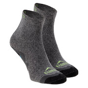 Dětské funkční ponožky ELBRUS Yine JR - grey/black/lime