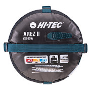 Třísezonní spacák HI-TEC Arez II -17°C - deep teal/silver pine