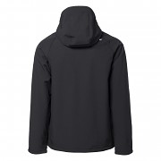 Pánská softshellová bunda HI-TEC Neti II - black/salsa