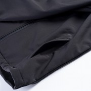 Pánská softshellová bunda HI-TEC Neti II - black/salsa